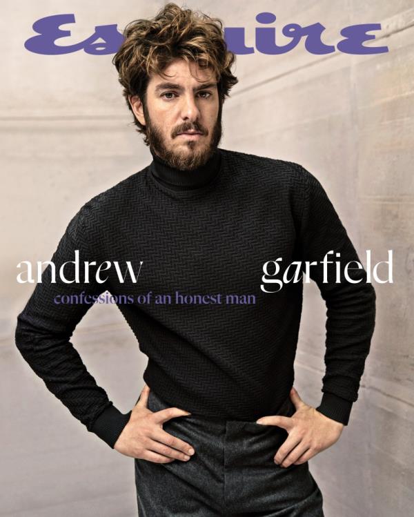 Andrew Garfield on the cover of Esquire's October/November issue